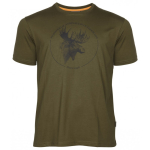 PINEWOOD T-SHIRT MOOSE KOLOR H.OLIVE