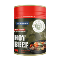 Danie samopodgrzewające SKY FOOD - HOT BEEF - Gulasz wołowy z kaszą 400g