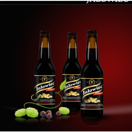 JAŁOWIEC PREMIUM O,33 L  NAPÓJ GAZOWANY BEZALKOHOLOWY NA BAZIE NATURALNYCH SKŁADNIKÓW