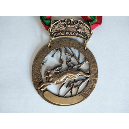 MEDAL MYŚLIWSKI NA POLOWANIE ZESTAW 3SZT KRÓL, VICE KRÓL, KRÓL PUDLARZY