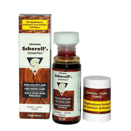 SCHERELL SCHAFTOL CIEMNY BRĄZ 50 ML OLEJ NATURALNY DO DREWNA W PŁYNIE