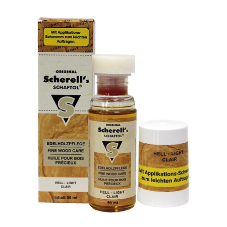 SCHERELL SCHAFTOL OLEJ ZŁOTY 50 ML OLEJ NATURALNY DO DREWNA W PŁYNIE