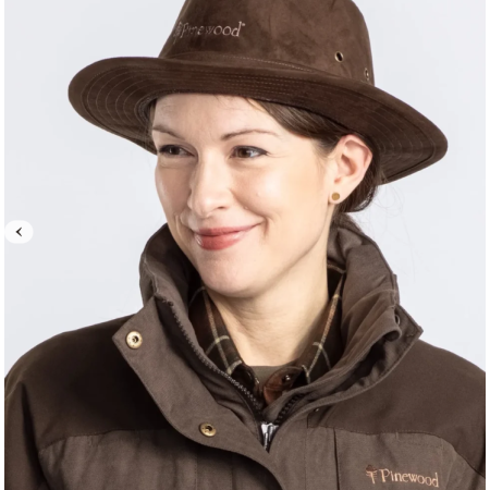 Kapelusz PINEWOOD na polowanie stylowy i klasyczny kolor Suede Brown
