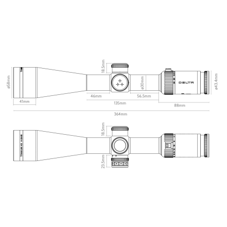 Luneta celownicza Delta Titanium HD 4-24x50 SFP 4A SB